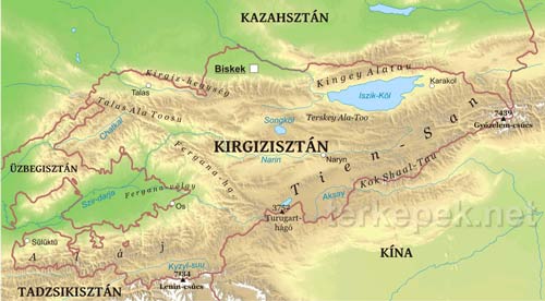 Kirgizisztán domborzata és vízrajza