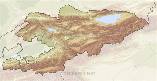 Kirgizisztán felszíne