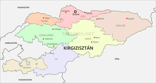 Kirgizisztán városai